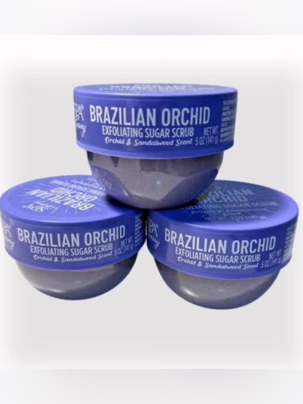 NWT Spa Luxury Brazilian Orchid Exfoliating Sugar Scrub